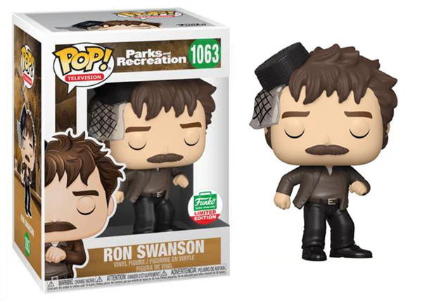 Funko PoP! Television: Parks and Recreation - Ron Swanson - 1063 (Funko Limited Edition)