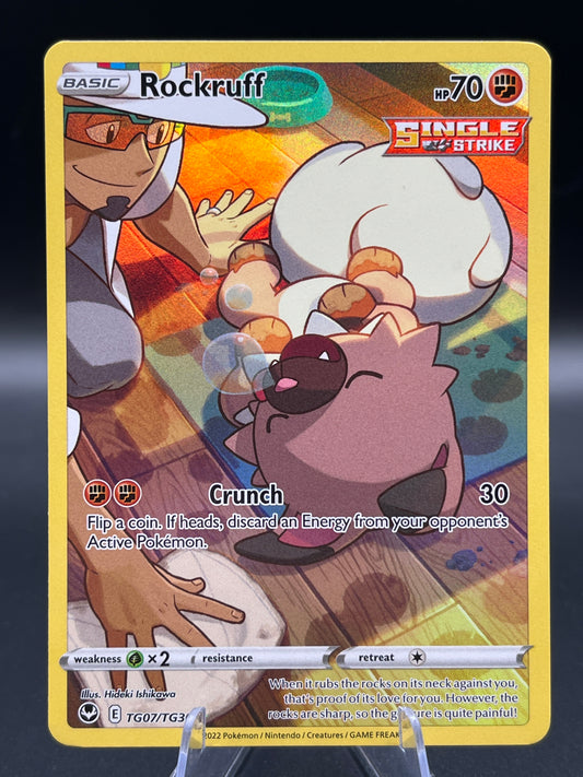 Pokémon TCG: 2022 Rockruff - TG07/TG30 - SWSH: Silver Tempest Trainer Gallery