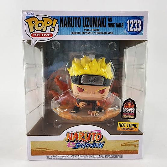 Funko PoP! Deluxe: Naruto Shippuden - Naruto Uzumaki as Nine Tales 1233 - Hot Topic Exclusive (LA Comic Con 2022 Show Exclusive)