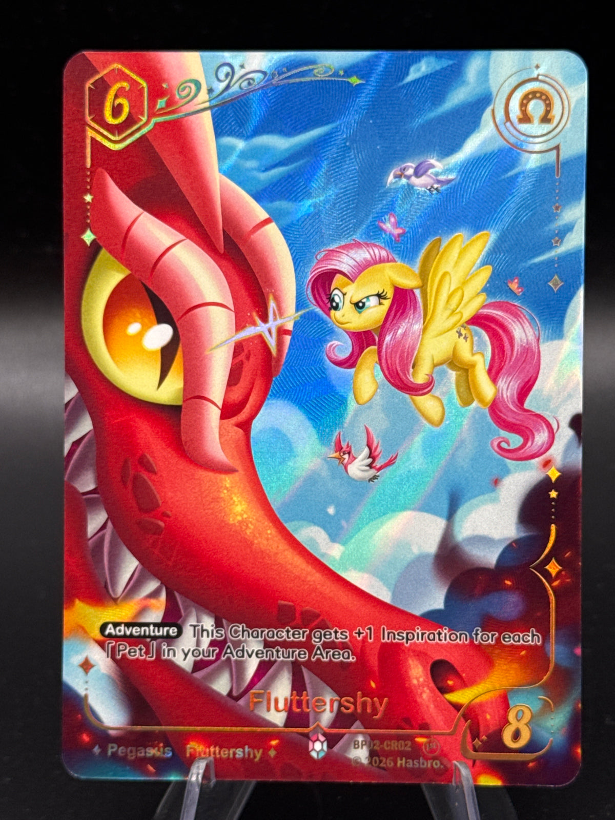 My Little Pony CCG: Fluttershy BP02-CR02 Discord 1st Edition