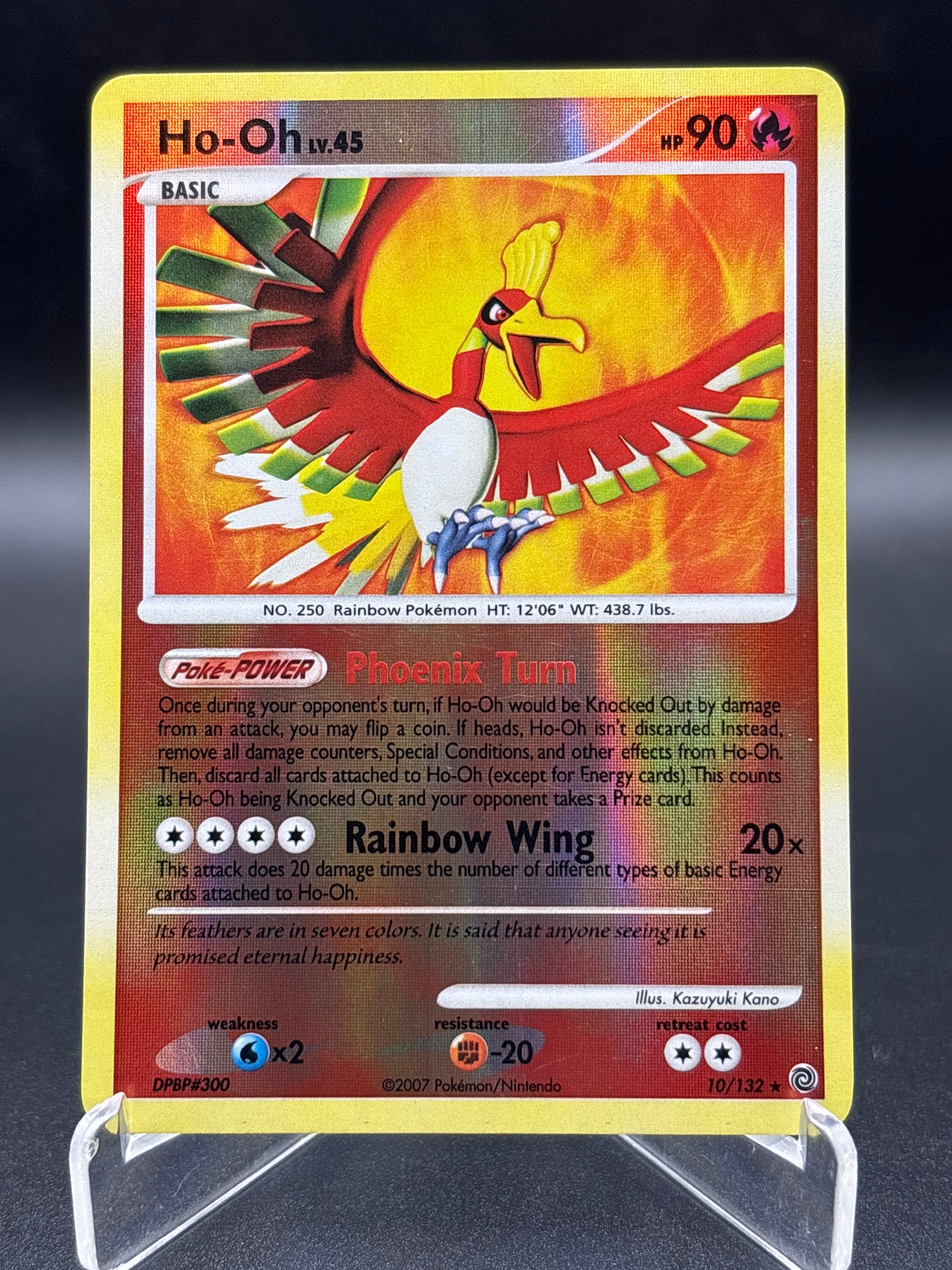 Pokémon TCG: 2007 Ho-oh LV.45 10/132 - Secret Wonders Reverse Holo
