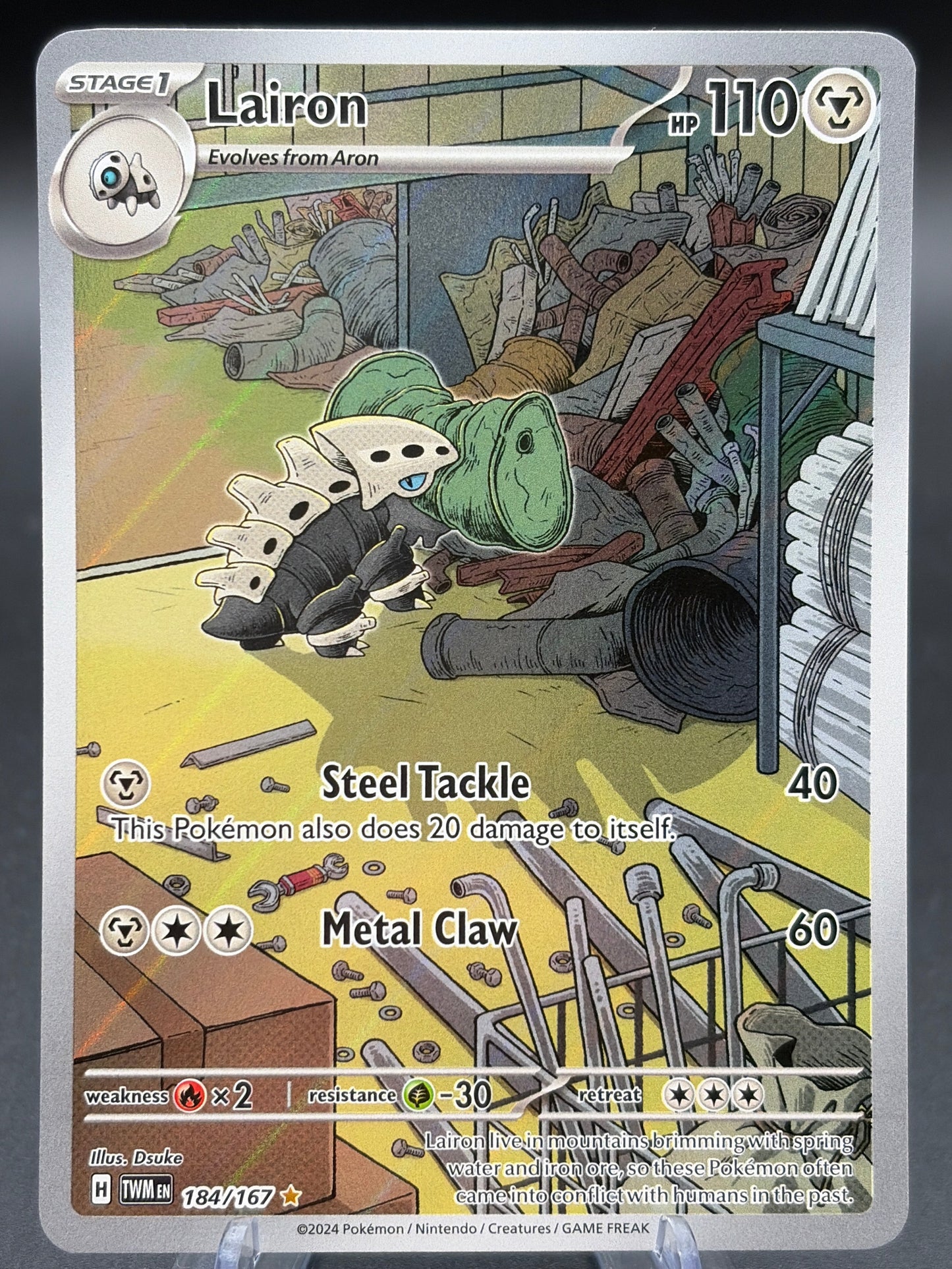 Pokémon TCG: 2024 Lairon - 184/167 - SV: Twilight Masquerade