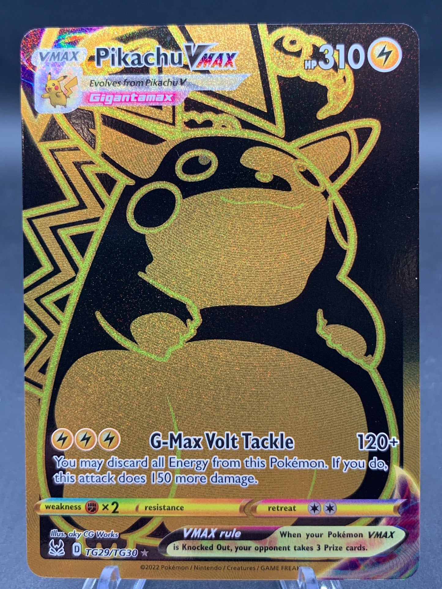 Pokémon TCG: 2022 Pikachu VMAX - TG29/TG30 - SWSH: Lost Origin Trainer Gallery