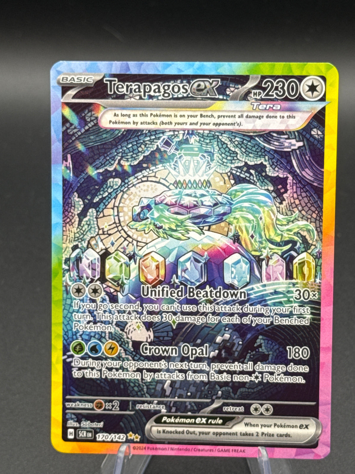 Pokémon TCG: 2024 Terapagos ex - 170/142 - SV: Stellar Crown