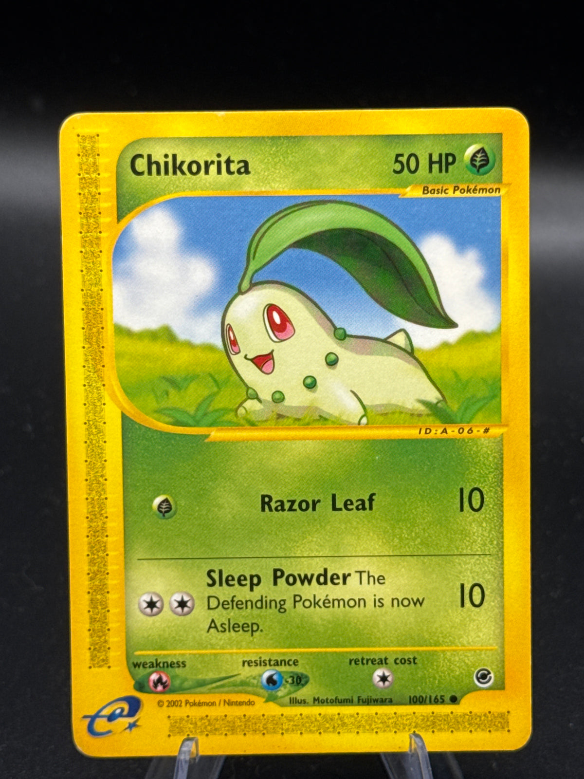 Pokémon TCG: 2002 Chikorita 100/165 Expedition