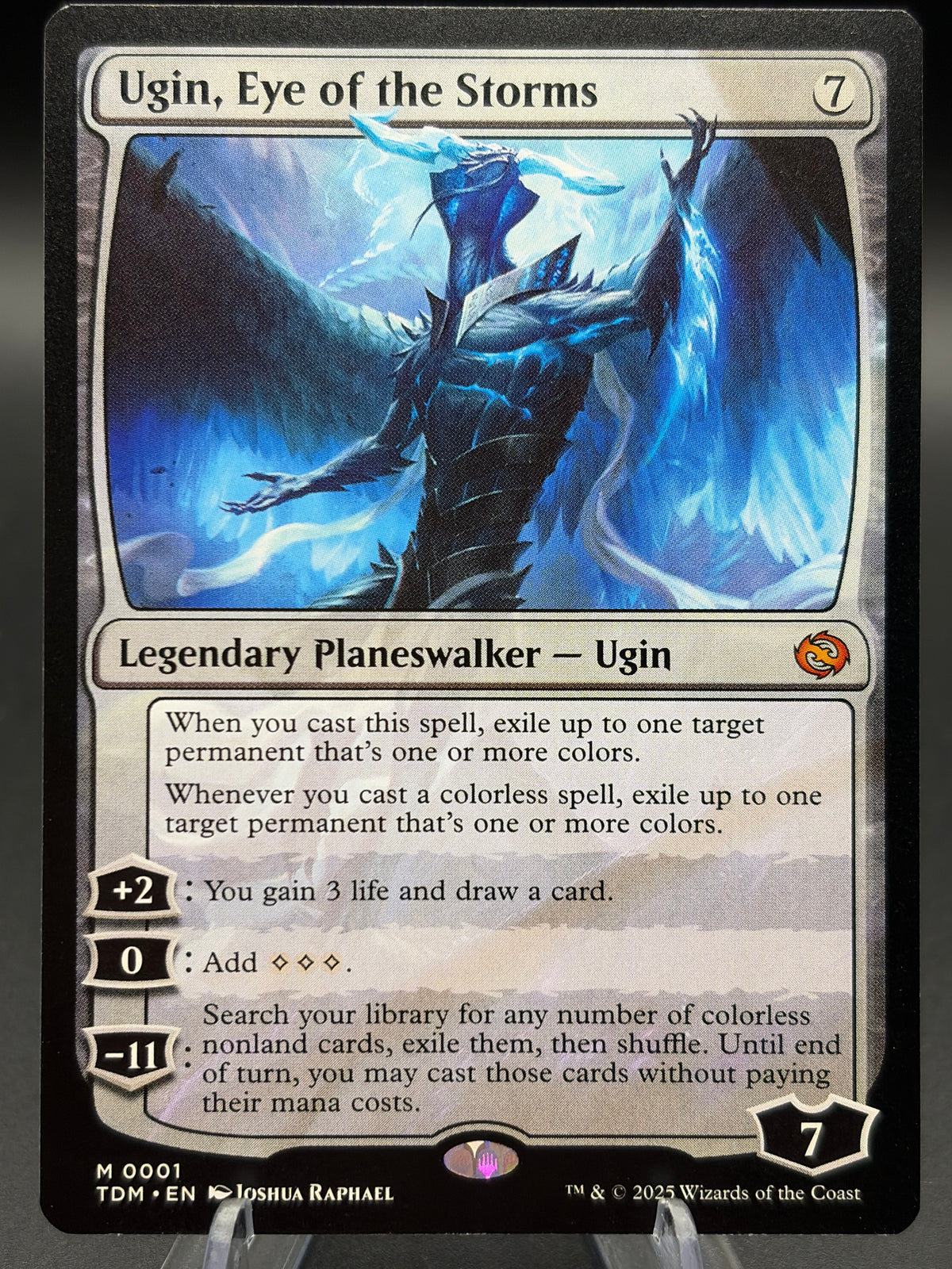 MTG TCG: Ugin, Eye of the Storms M 0001 TDM: Tarkir, Dragonstorm