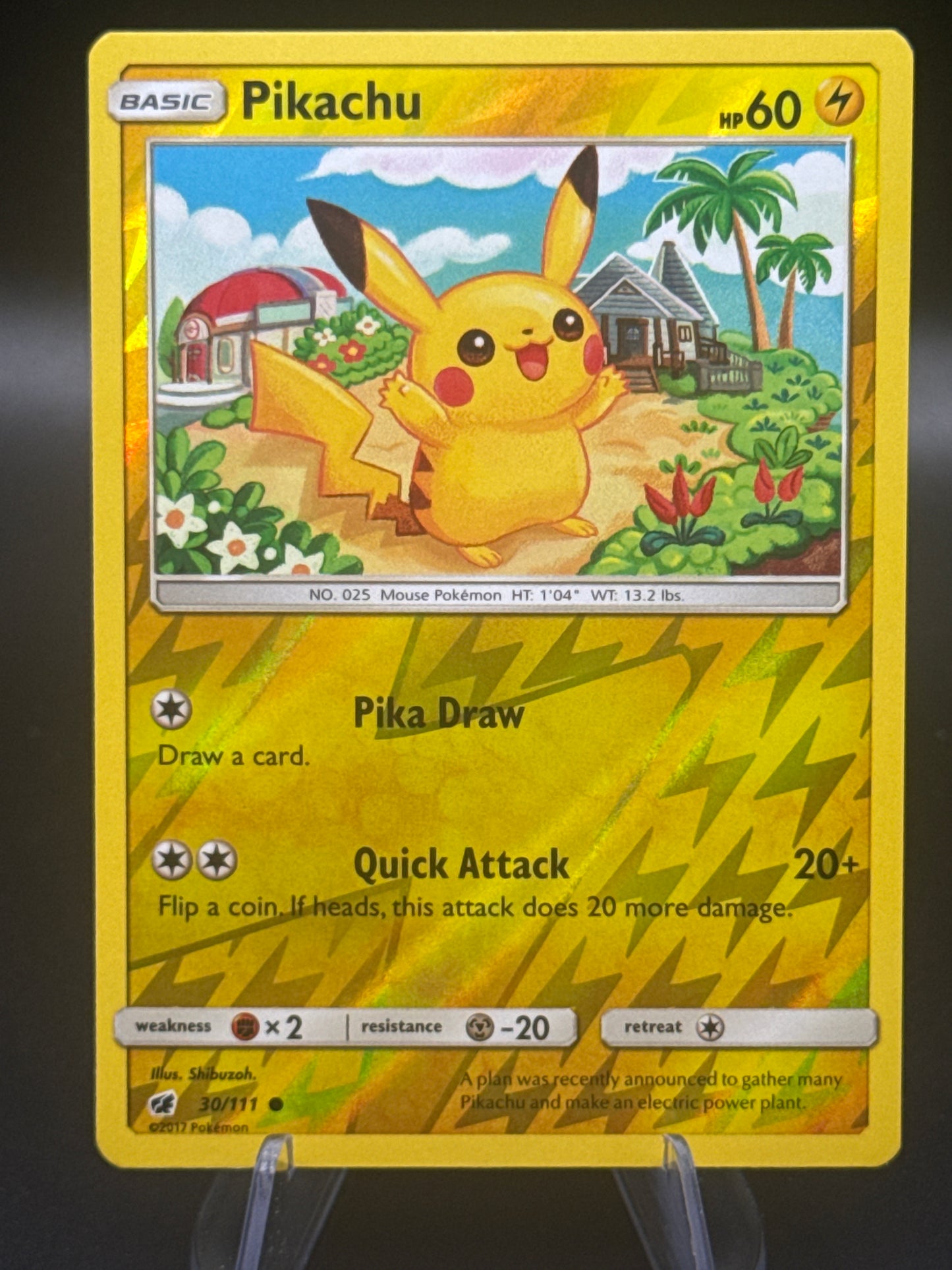 Pokémon TCG: 2017 Pikachu 30/111 - SM: Crimson Invasion