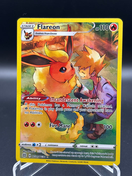 Pokémon TCG: Flareon TG01/TG30 - SWSH09: Brilliant Stars Trainer Gallery (SWSH09:TG)