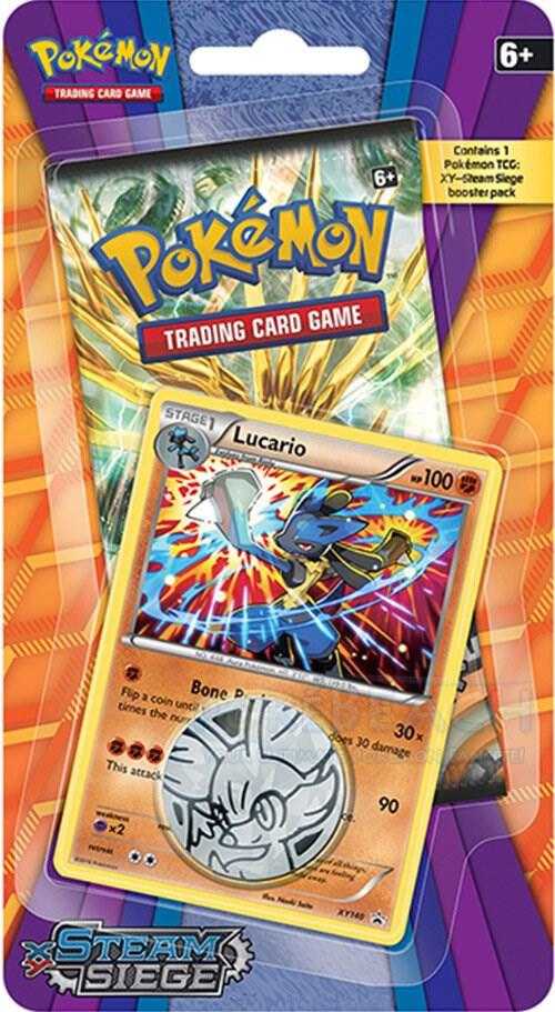 Pokémon TCG: Steam Siege Single Pack Blister [Lucario]