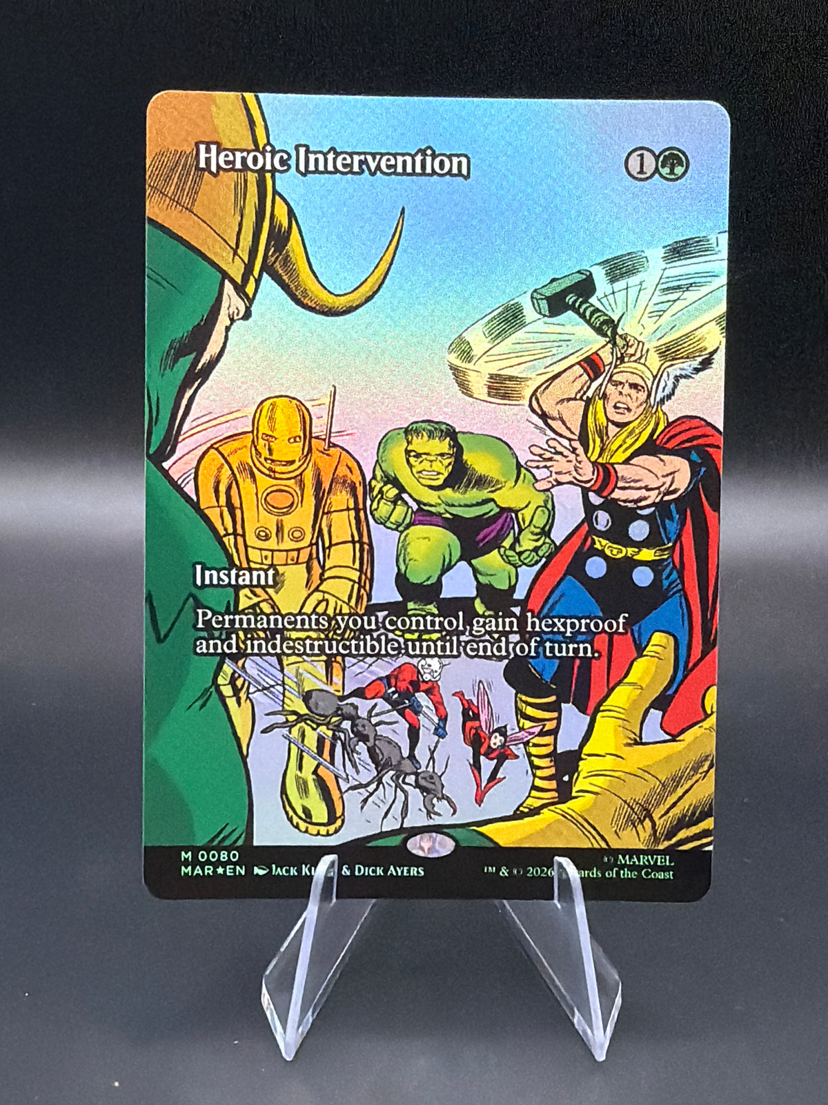 MTG TCG: 2026 Heroic Intervention (Borderless) - 0080 - Marvel Universe Eternal-Legal (MAR)