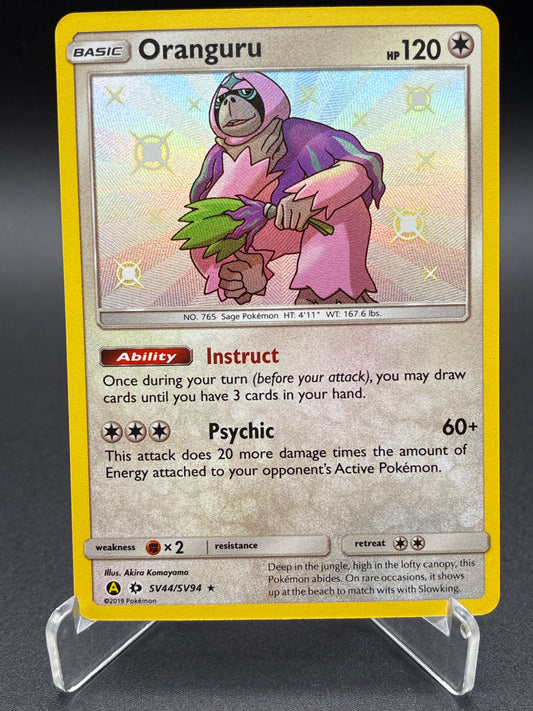 Pokémon TCG: 2019 Oranguru SV44/SV94 SM: Hidden Fates Shiny Vault