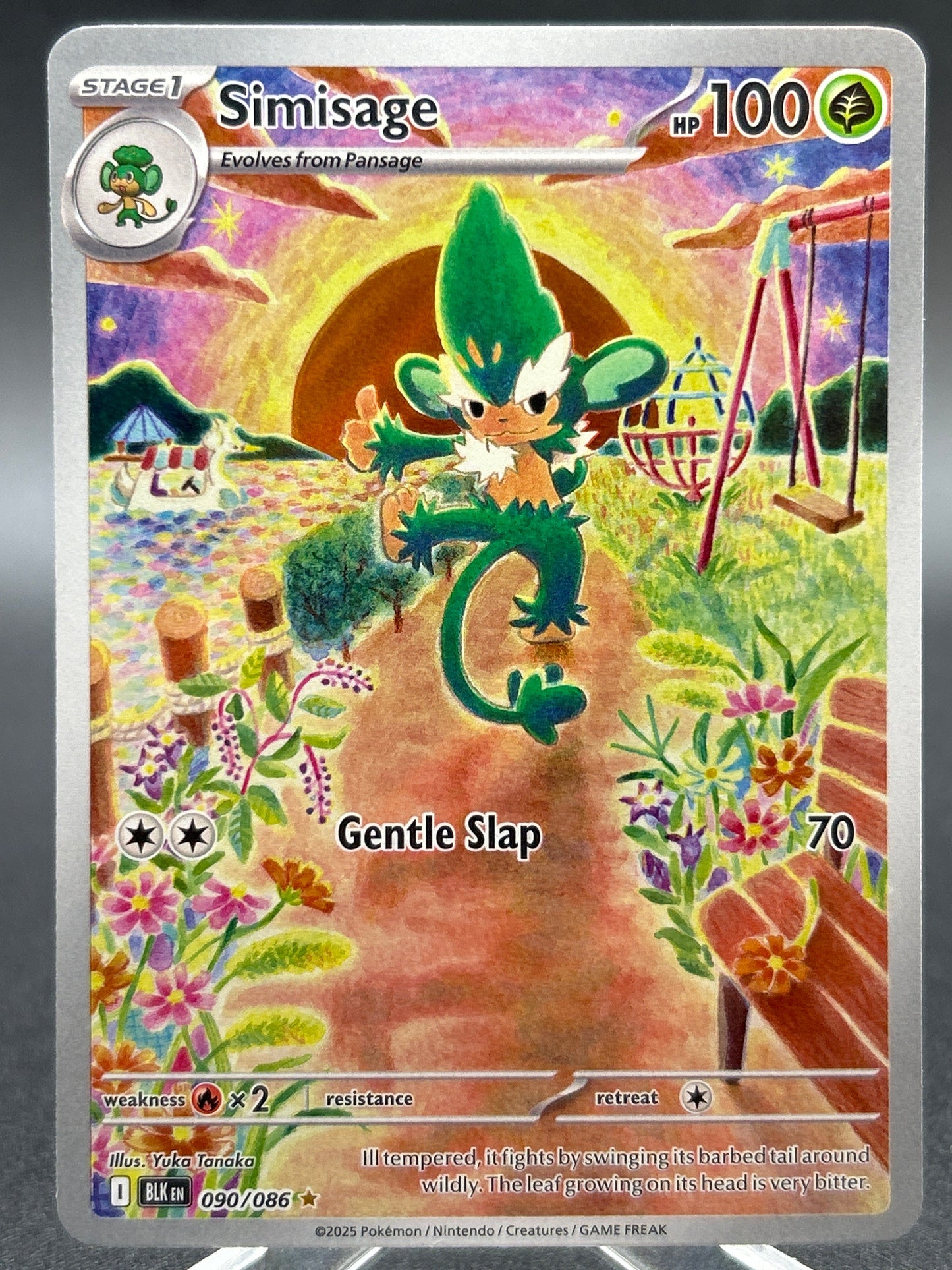 Pokémon TCG: 2025 - Simisage - 090/086 - SV: Black Bolt