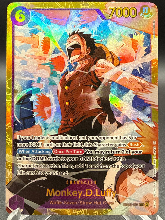 One Piece TCG: Monkey.D.Luffy SEC - EB02-061 - Anime 25th collection