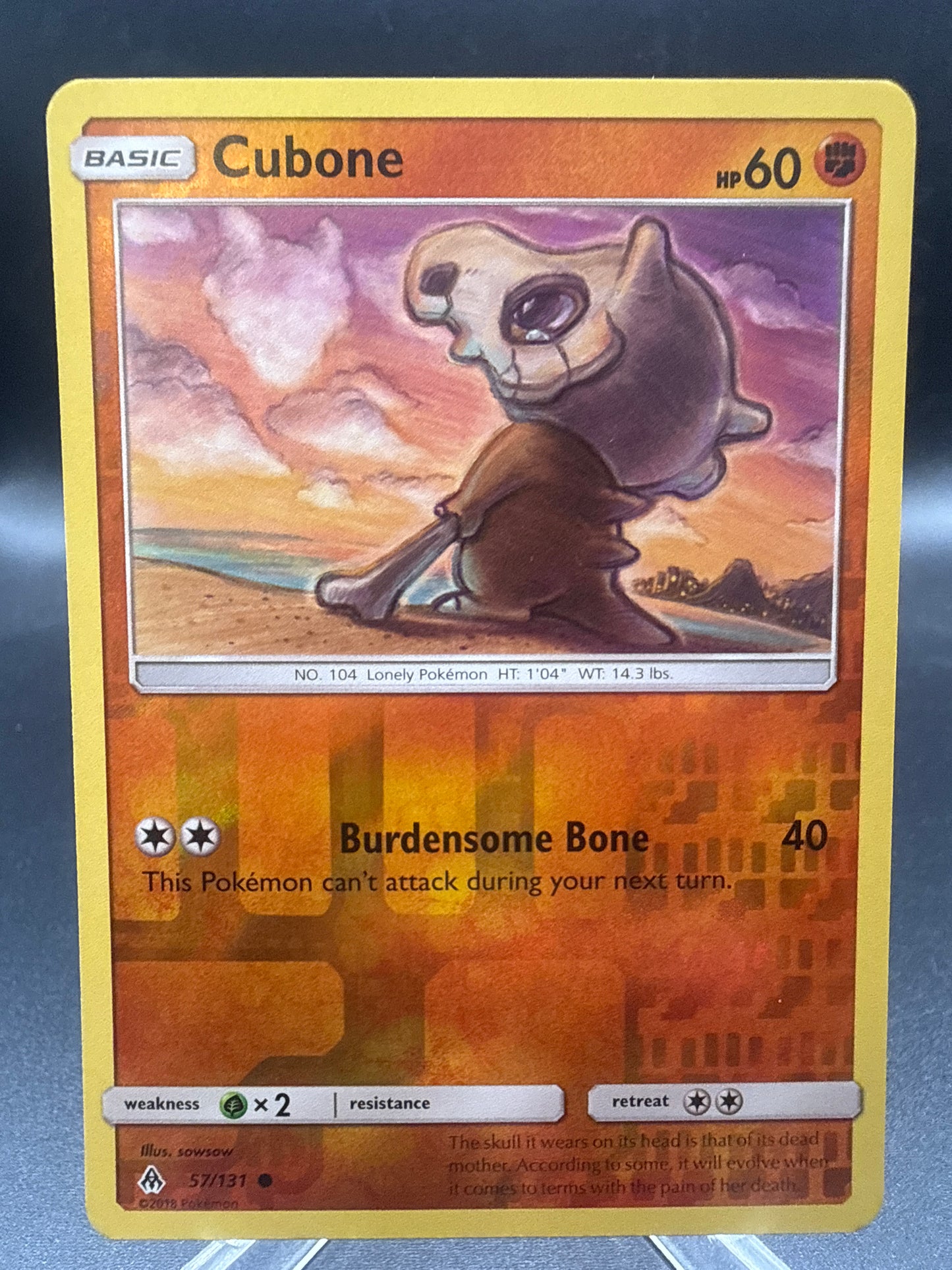 Pokémon TCG: 2018 Cubone - SM - Forbidden Light (SM06)