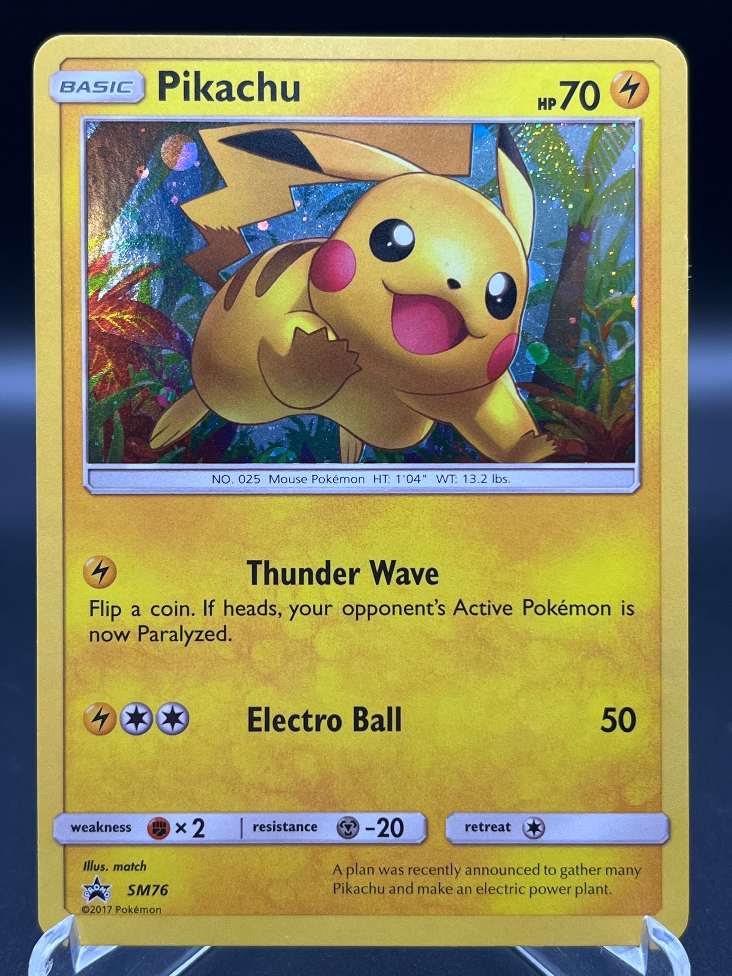 Pokémon TCG: 2017 Pikachu SM76 - Sun & Moon Promo Cards