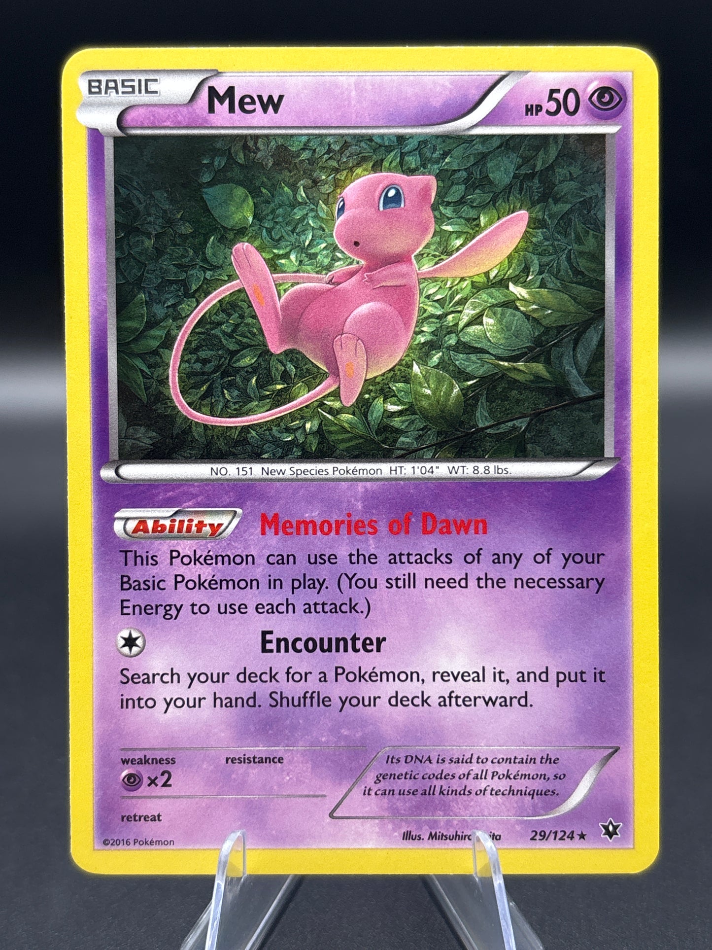Pokémon TCG: 2016 Mew 29/124 XY: Fates Collide