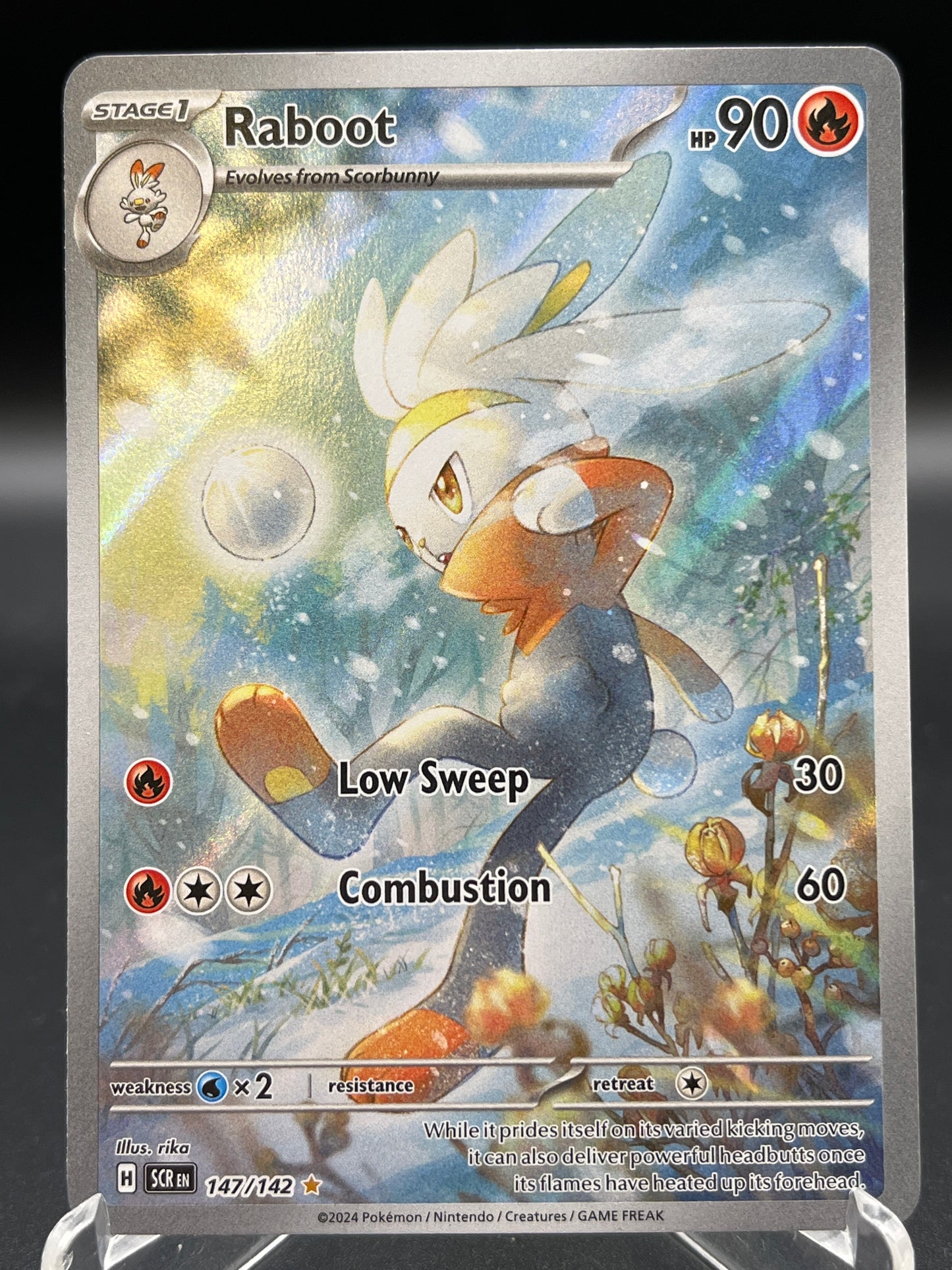 Pokémon TCG: 2024 Raboot - 147/142 - SV07: Stellar Crown
