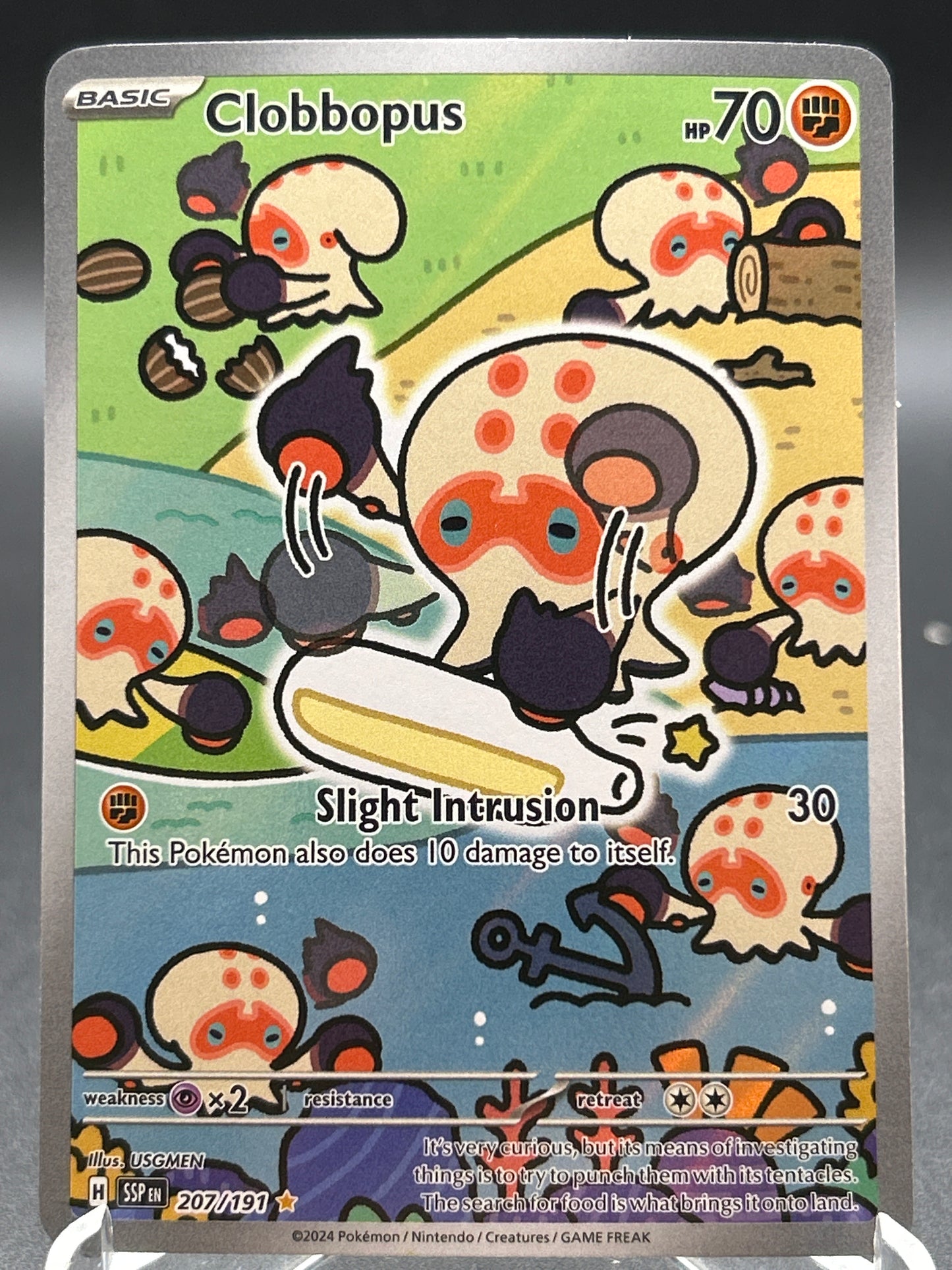 Pokémon TCG: 2024 Clobbopus - 207/191 - SV: Surging Sparks