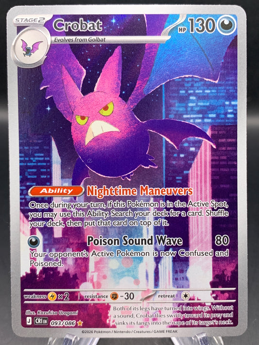 Pokémon TCG: 2026 Crobat - 093/086 - ME04: Chaos Rising