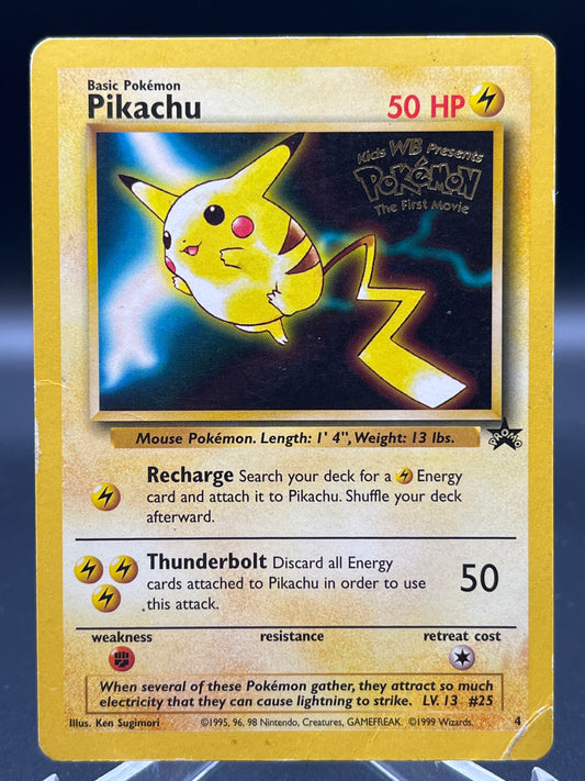 Pokémon TCG: 1999 Pikachu (Movie Promo) #4 WoTC Promo