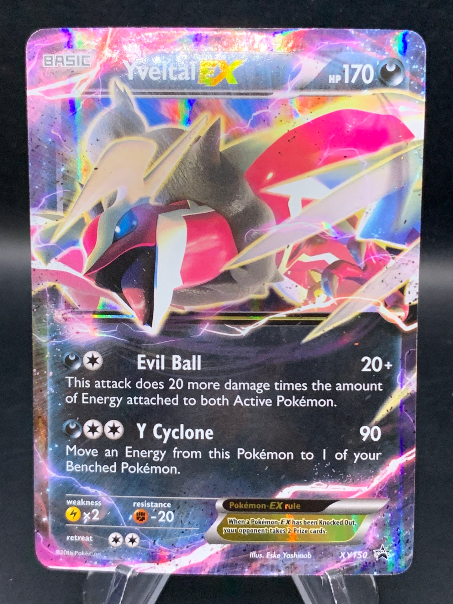 Pokémon TCG: 2016 Yveltal EX XY150 XY: XY Promos