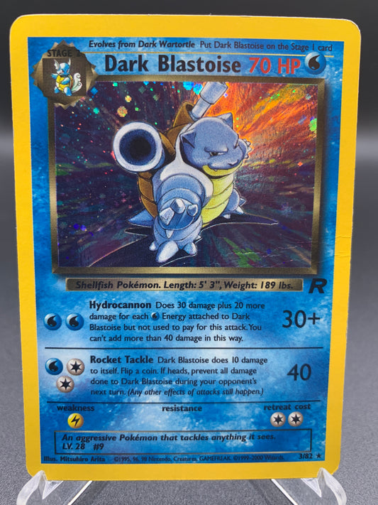 Pokémon TCG: 2000  Dark Blastoise 3/82 Team Rocket Holo
