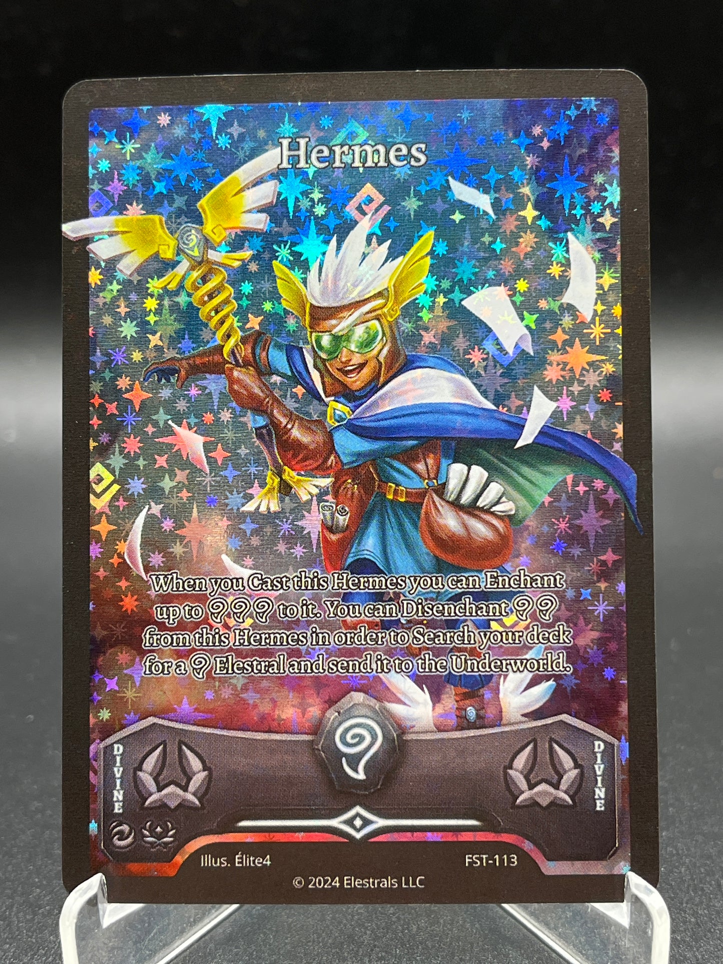 Elestrals TCG: Hermes (Full Art) - Divine Champions: Firestorm (FST)