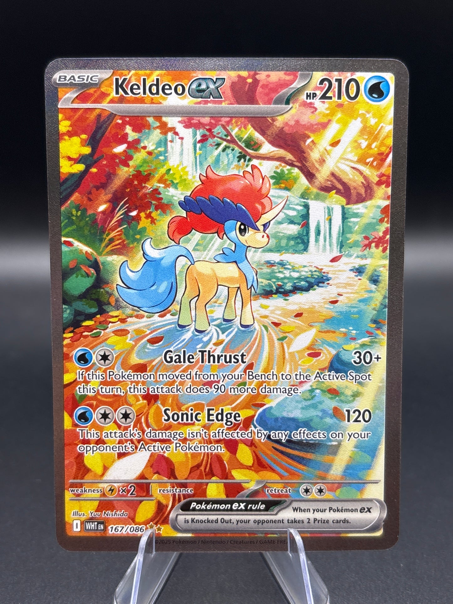 Pokémon TCG: 2025 Keldeo ex 167/086  SV: White Flare