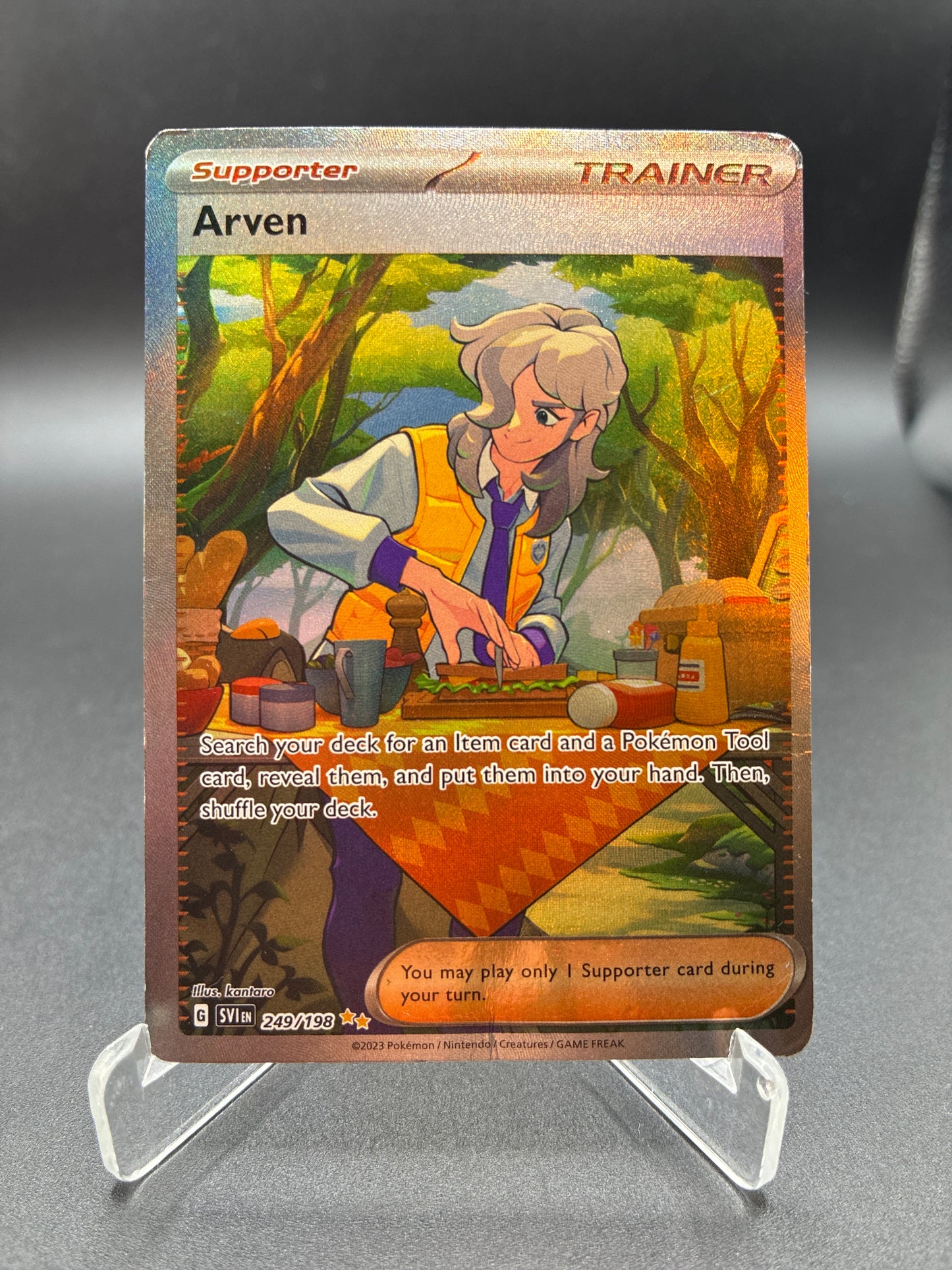 Pokémon TCG: 2022 Arven 249/198 Scarlet & Violet Secret Illustration Rare