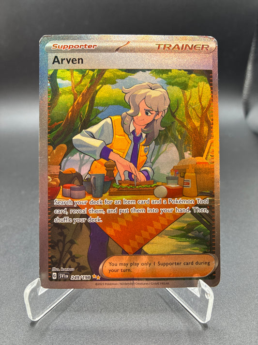 Pokémon TCG: 2022 Arven 249/198 Scarlet & Violet Secret Illustration Rare