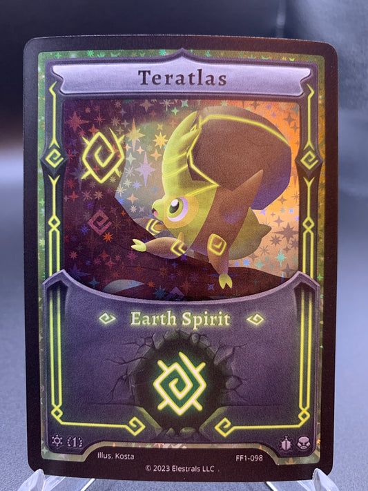 Elestrals TCG: Teratlas (Alternate Art) FF1-098 Frostfall [First Edition]