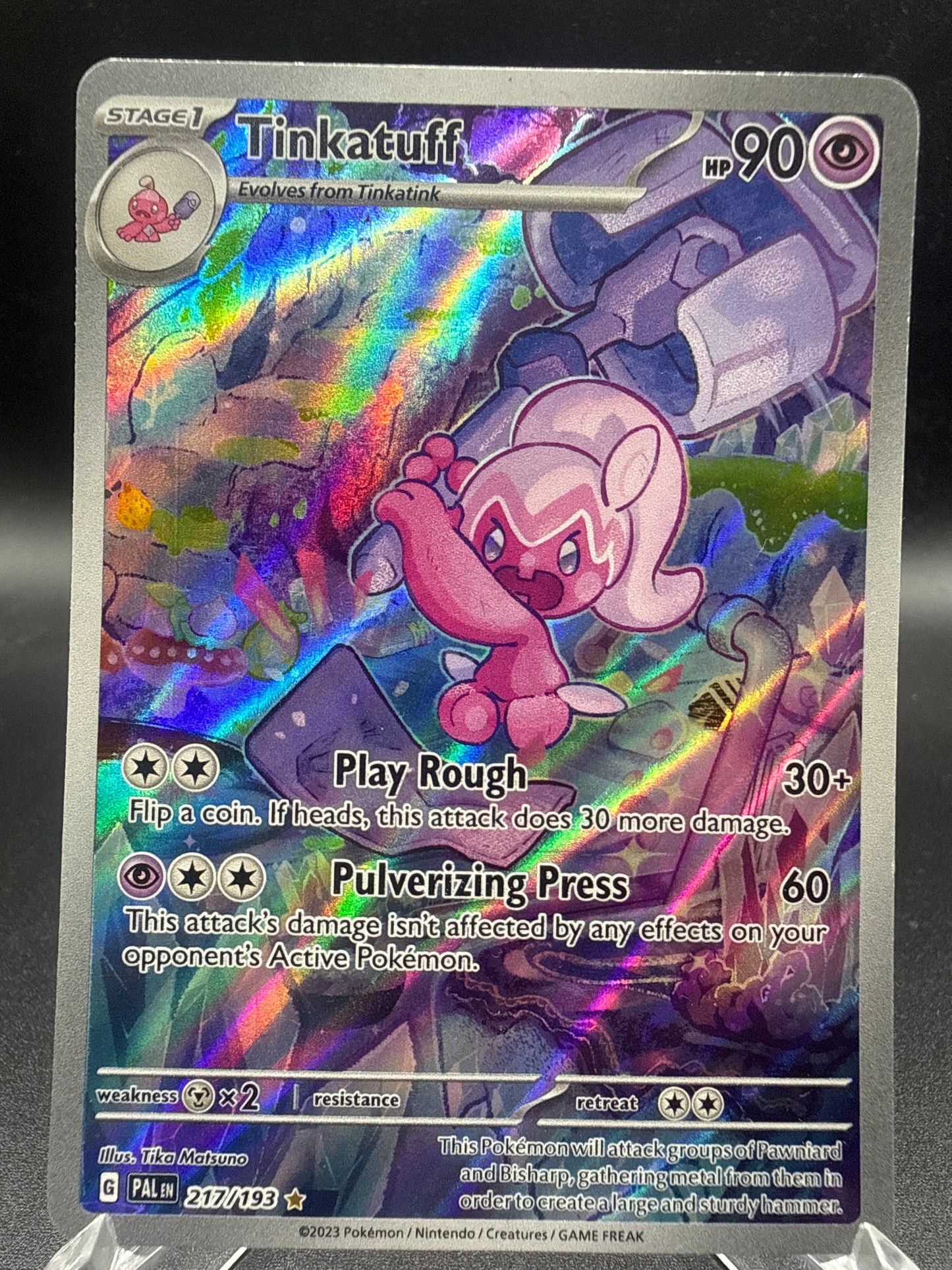 Pokémon TCG: 2023 Tinkatuff 217/193 SV: Paldea Evolved
