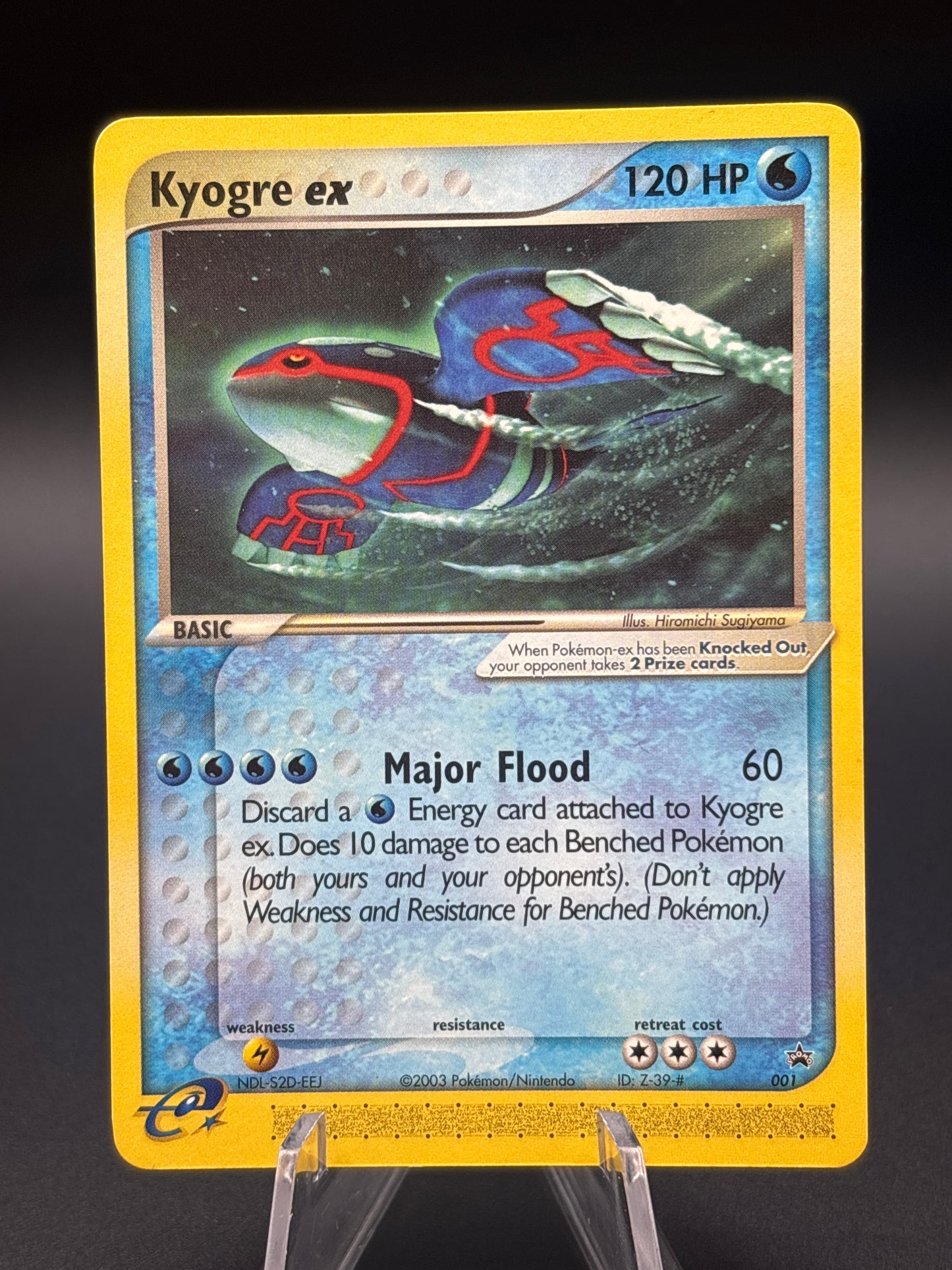 Pokémon TCG: 2003 Kyogre ex 001 - Nintendo Power Magazine Promo