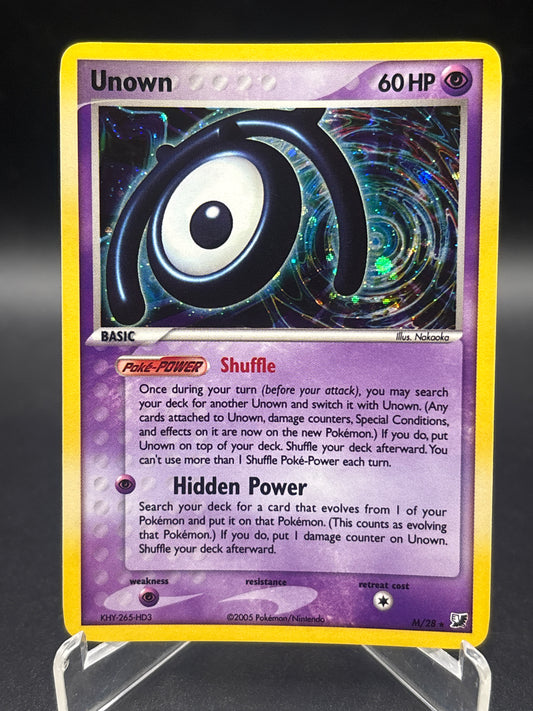Pokémon TCG: 2005 Unown M/28 Unseen Forces