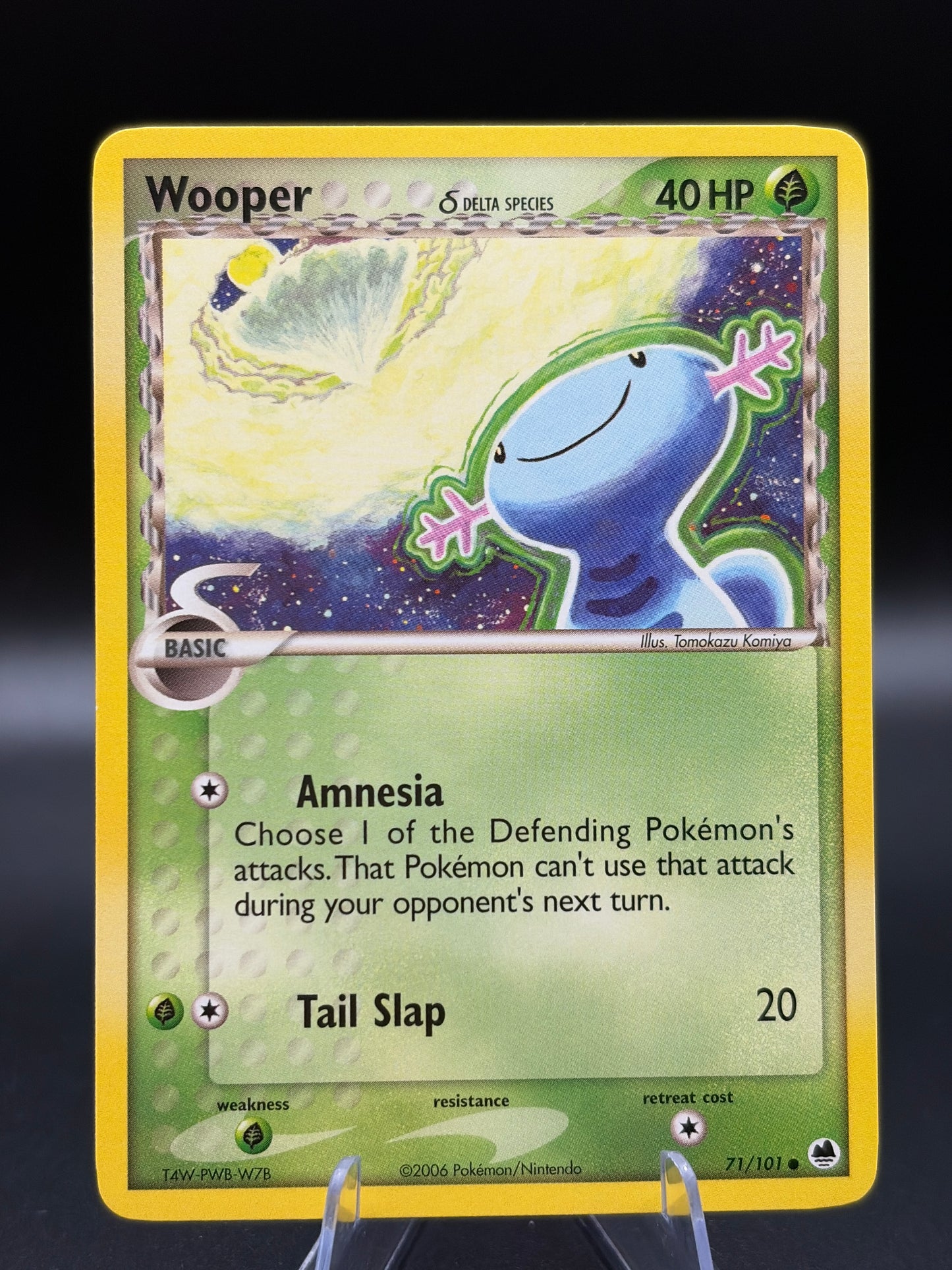 Pokémon TCG: 2006 Wooper (Delta Species) - EX Dragon Frontiers (DF)
