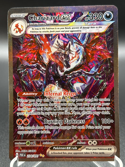 Pokémon TCG: 2024 Charizard ex 234/091 SV: Paldean Fates (Lightly Played)