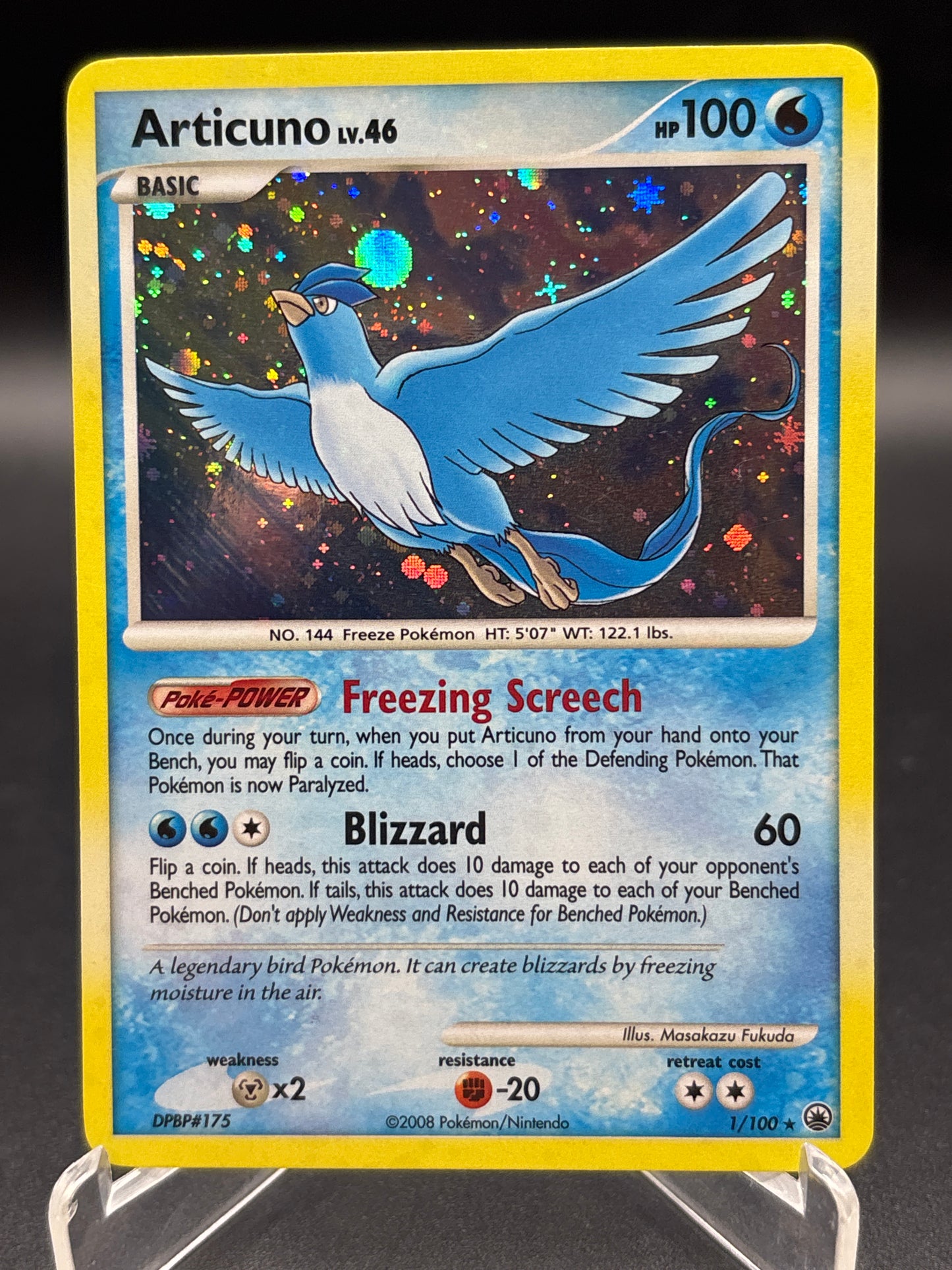 Pokémon TCG: 2008 Articuno 1/100 - Majestic Dawn Holo