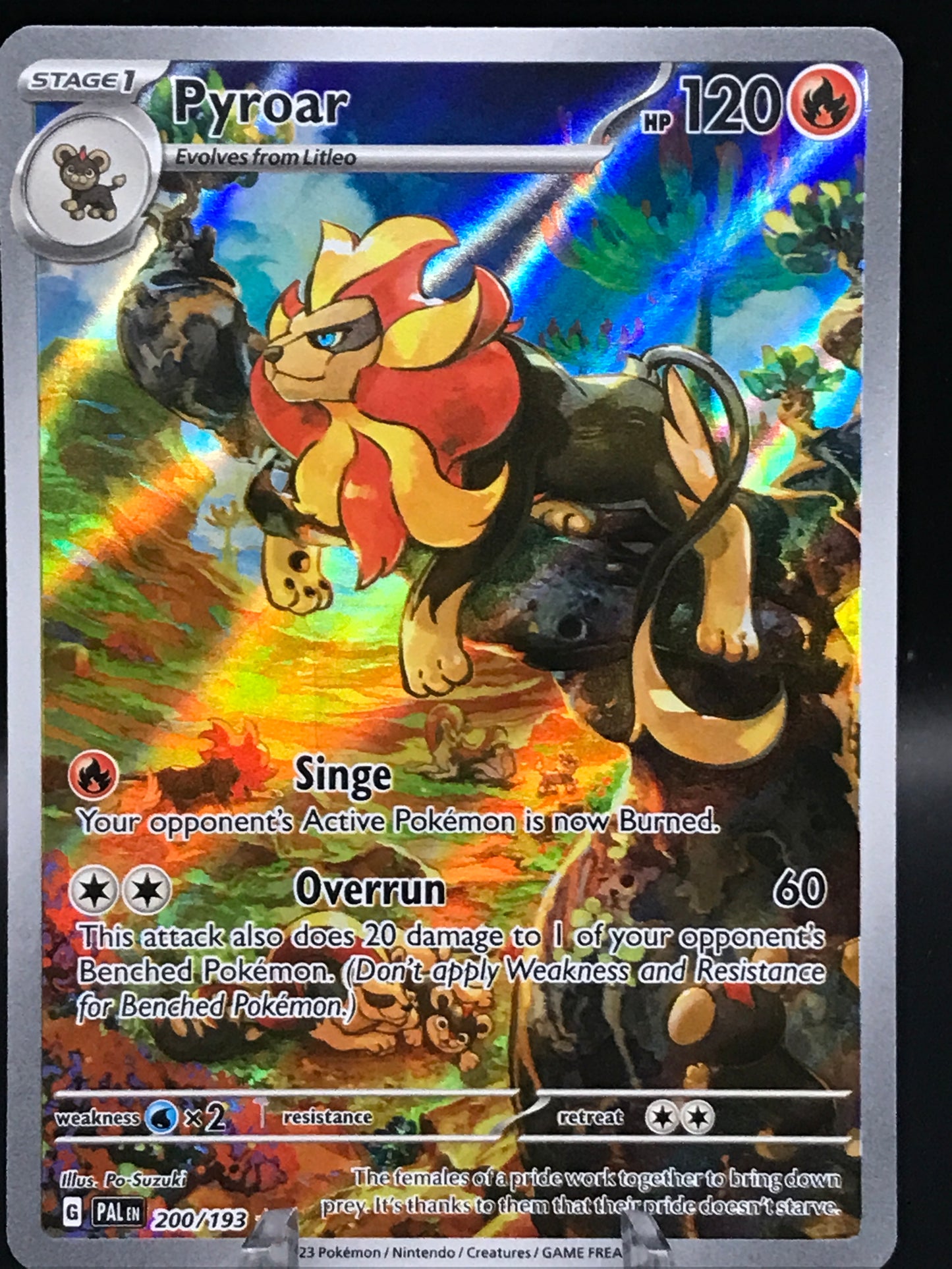 Pokémon TCG: 2023 Pyroar 200/193 SV: Paldea Evolved