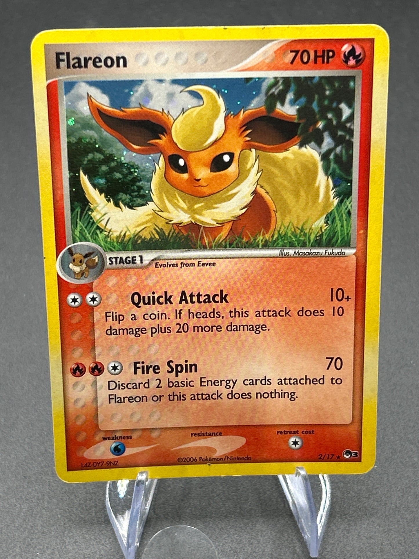 Pokémon TCG: 2006 Flareon 2/17 POP series 3