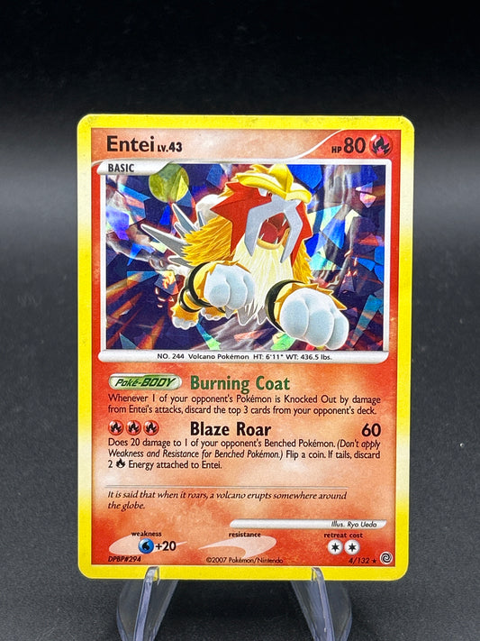 Pokémon TCG: 2007 Entei - 4/132 (Cracked Ice Holo)