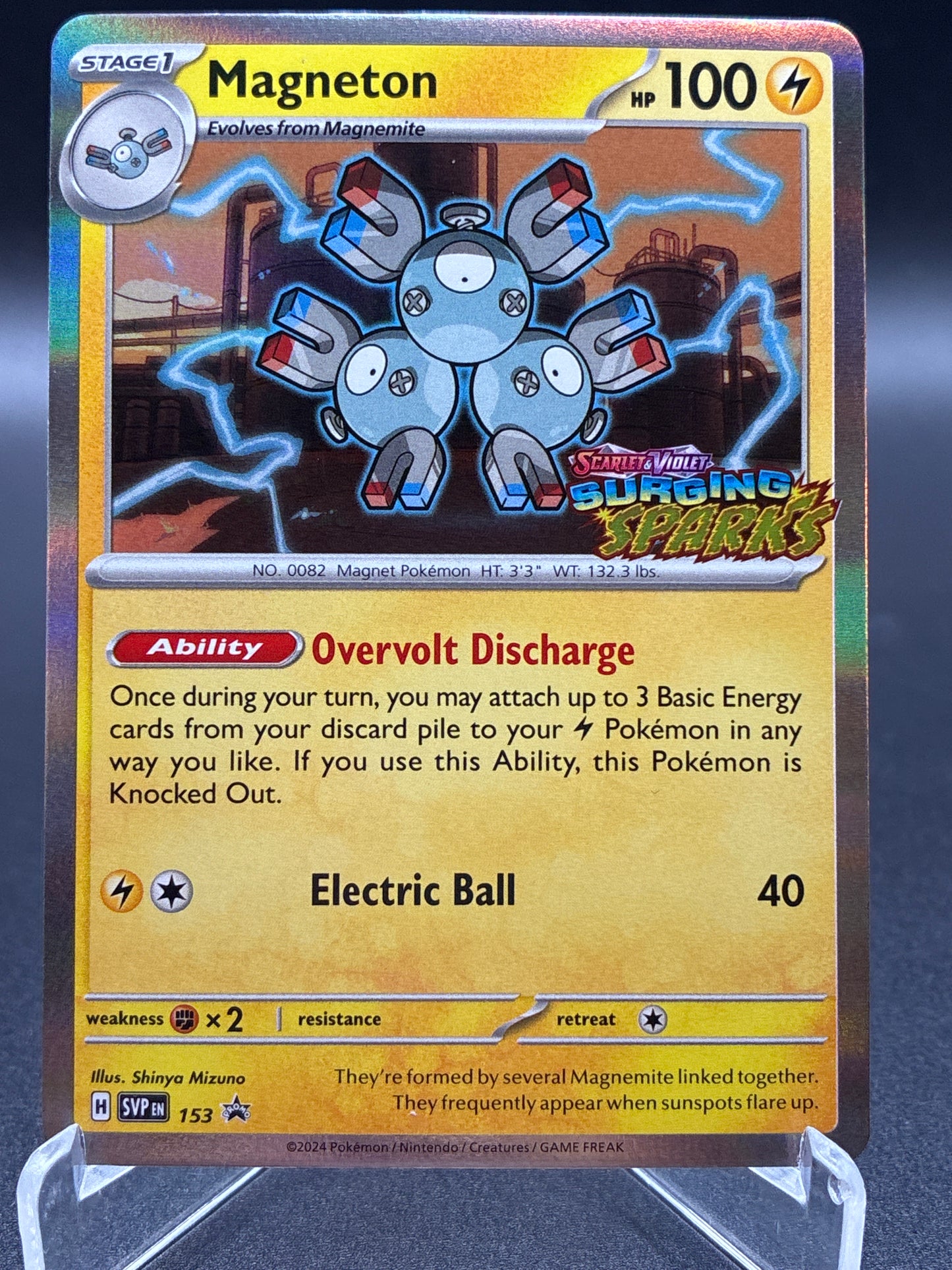 Pokémon TCG: 2024 Magneton 153 SV: Scarlet & Violet Promos