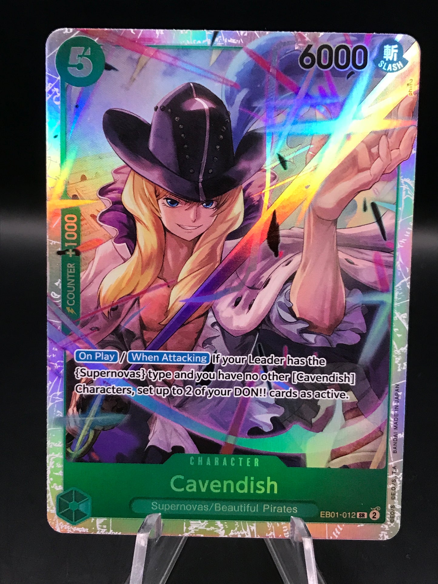 One Piece TCG: Cavendish EB01-012 SR Memorial Collection