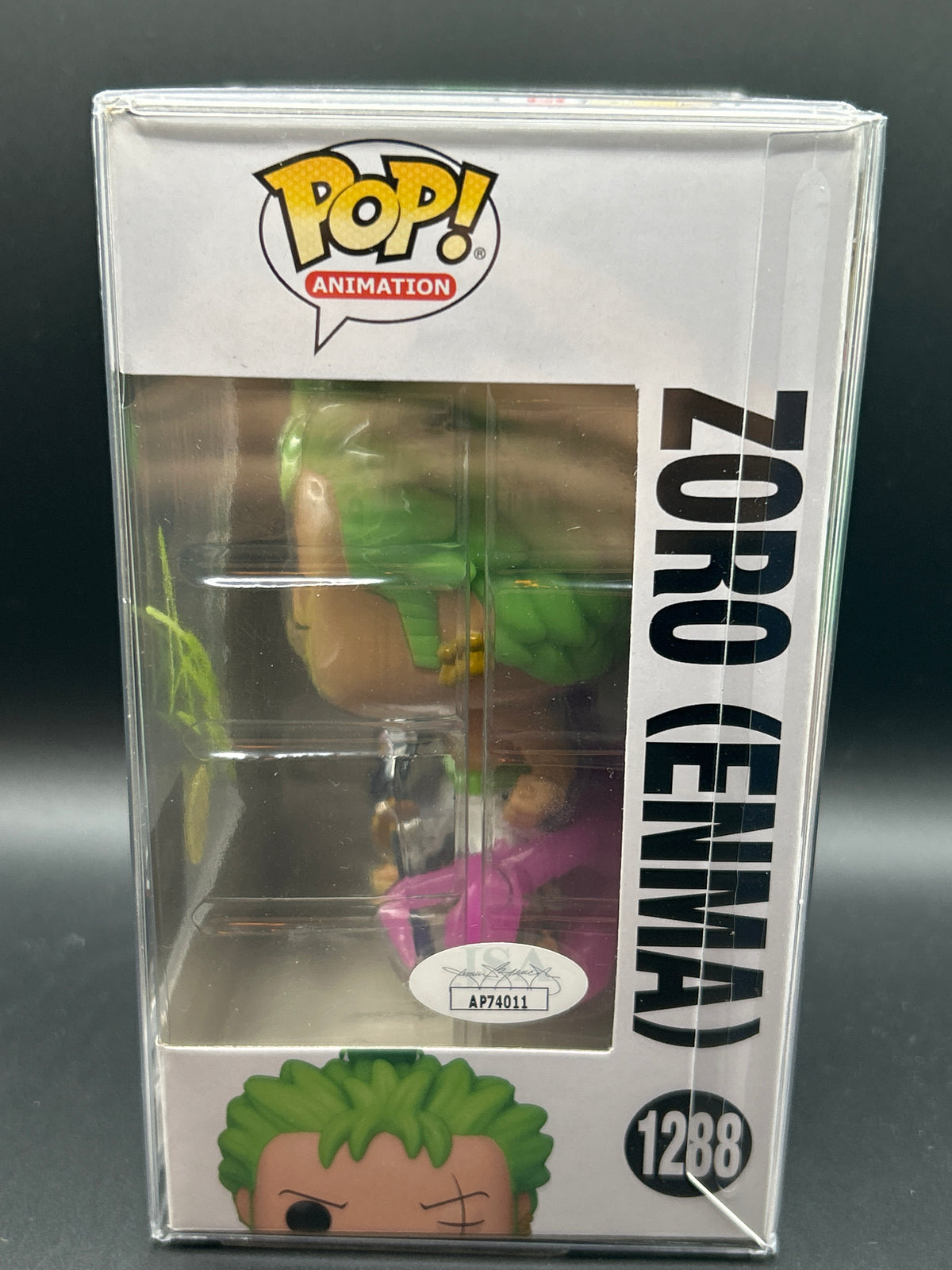 Auto Funko PoP! Anime: One Piece - Zoro (Enma) 1288 (Chalice Collectibles Exclusive) (Glow in the Dark)