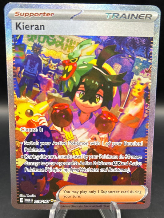 Pokémon TCG: 2024 Kieran 218/167 S&V: Twilight Masquerade Alt Art