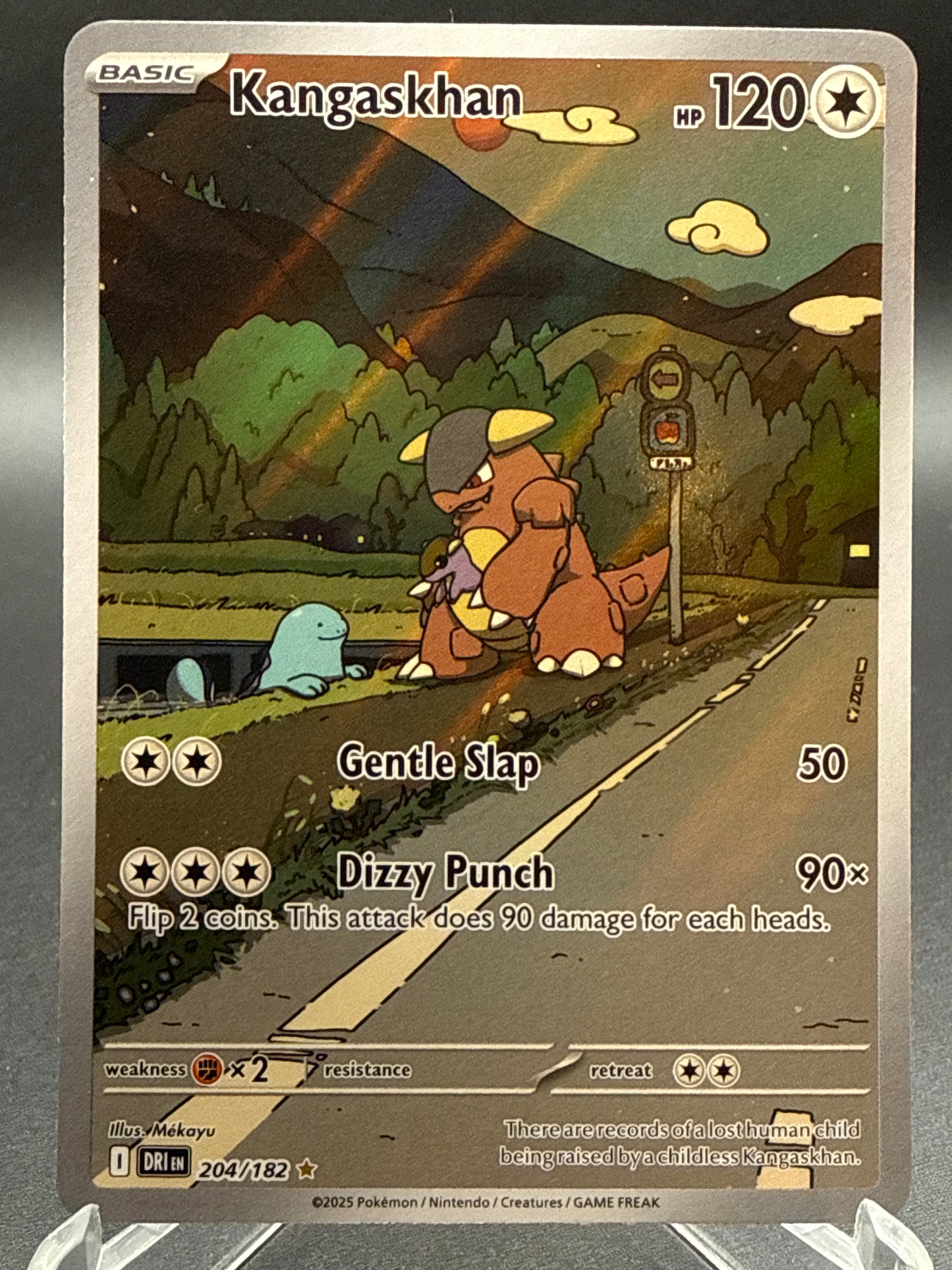 Pokémon TCG: 2025 Kangaskhan - 204/182 - SV: Destined Rivals