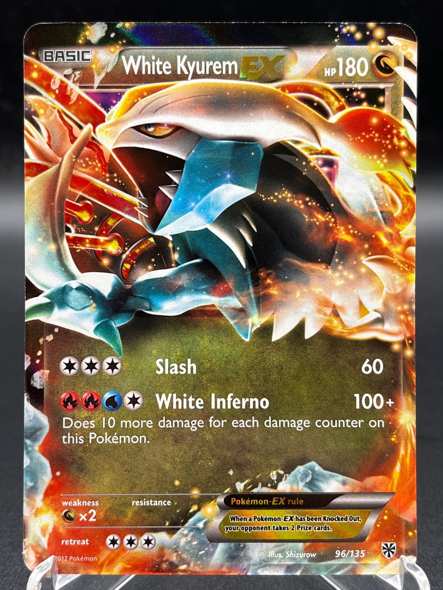 Pokémon TCG: 2012 White Kyurem EX 96/135 Plasma Storm