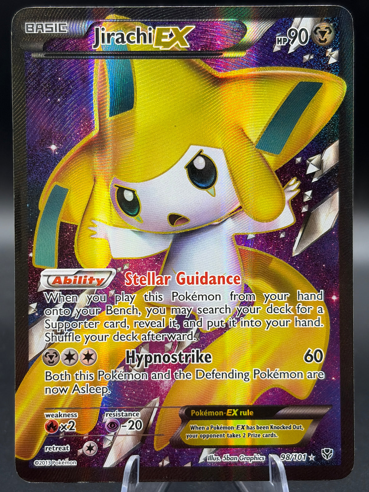 Pokémon TCG: 2013 Jirachi EX 98/101 Plasma Blast Holo