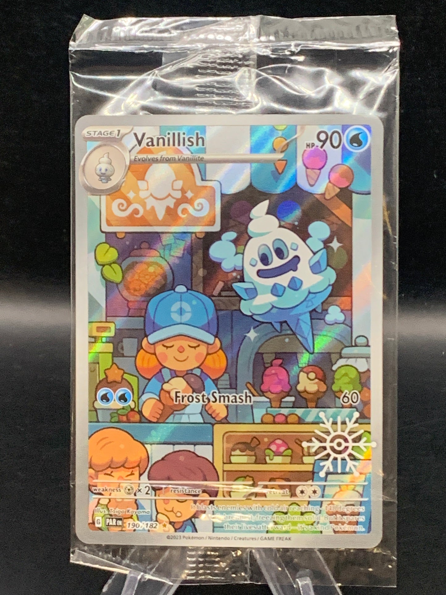 Pokémon TCG: 2023 Vanillish 190/182 SV: Paradox Rift ( Holiday Calendar Sealed)