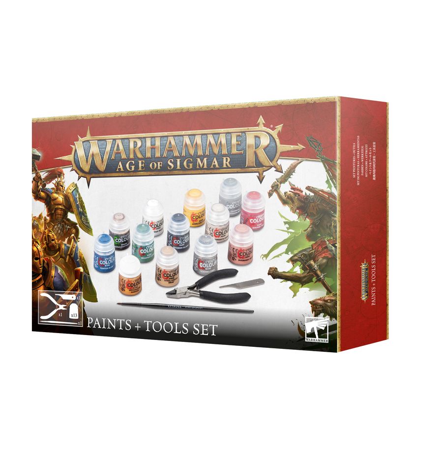 Warhammer: Age of Sigmar - Paint + Tool Set