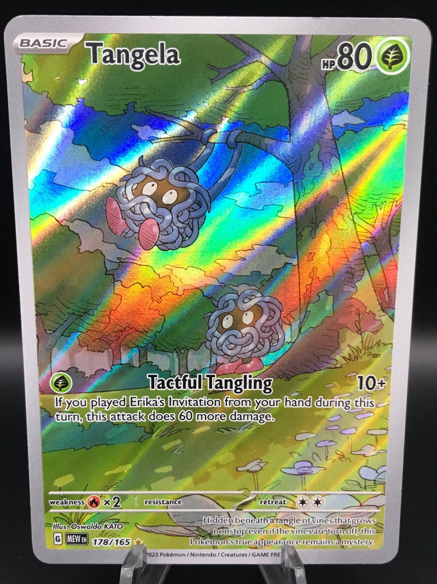Pokémon TCG: 2023 Tangela 178/165 SV: Scarlet & Violet 151